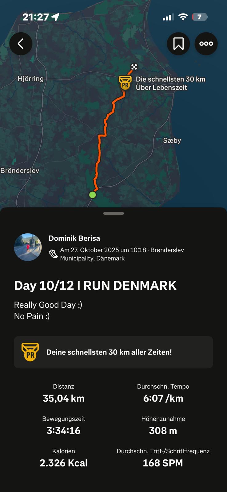 Strava Daten Etappe 10
